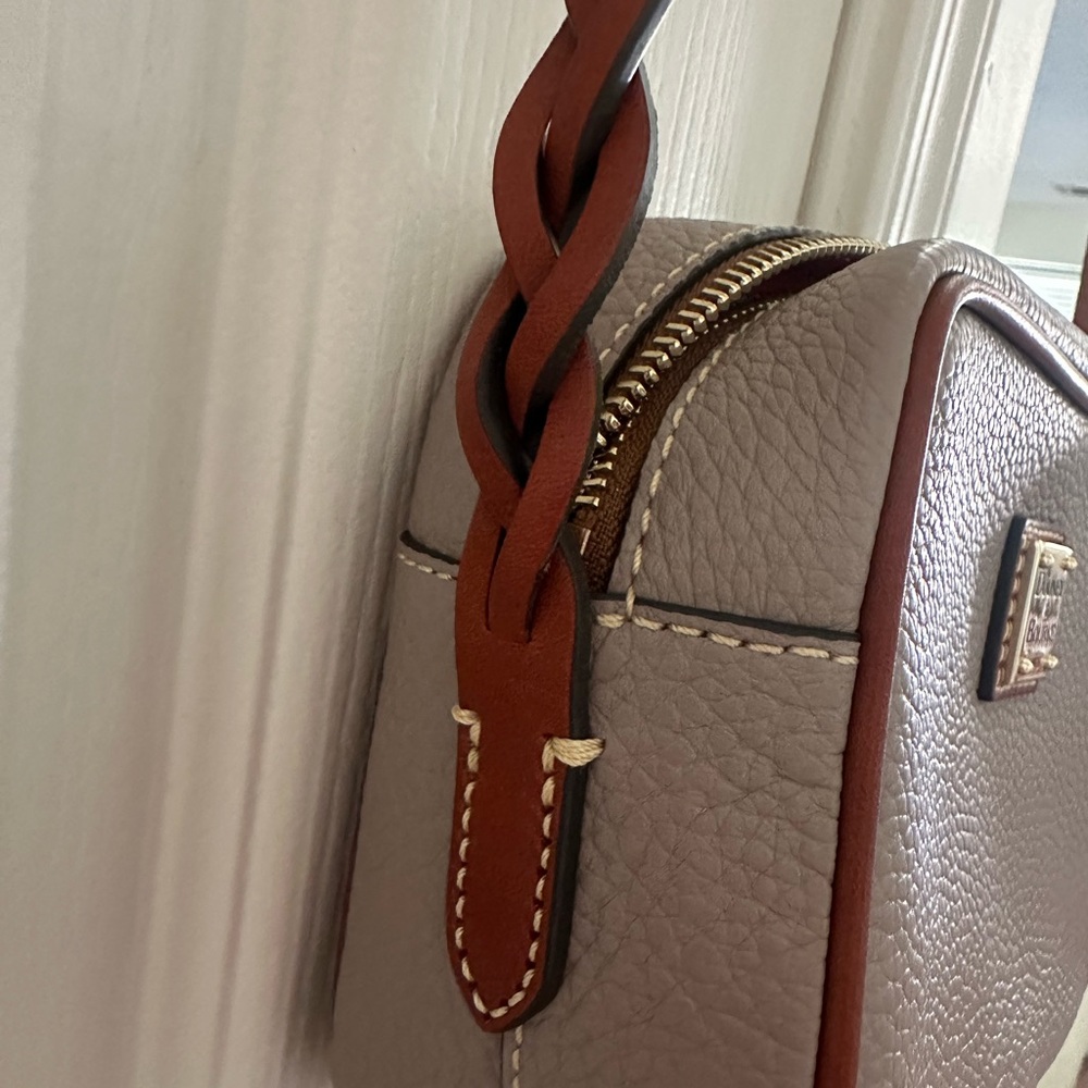 Dooney & Bourke Taupe Crossbody Bag - Picture 3 of 5